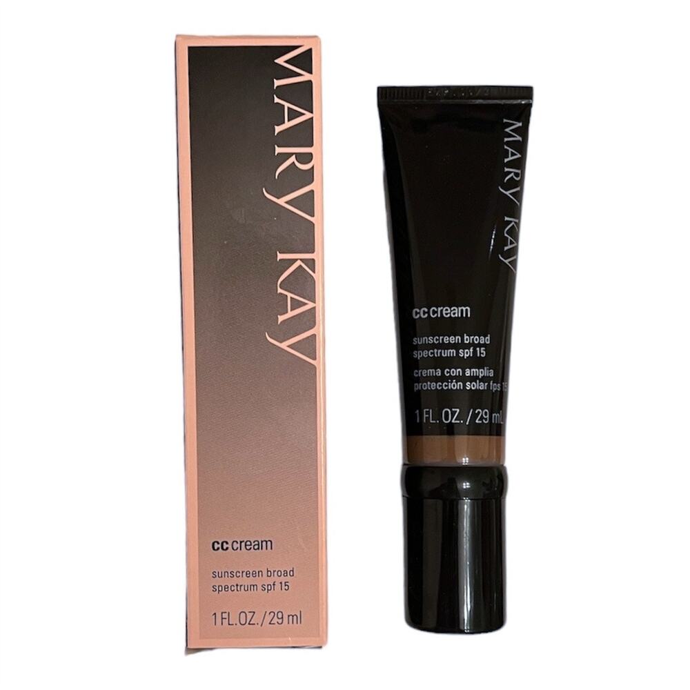 Mary Kay CC Cream Foundation Sunscreen Broad Spectrum SPF 15 Very Deep Expired